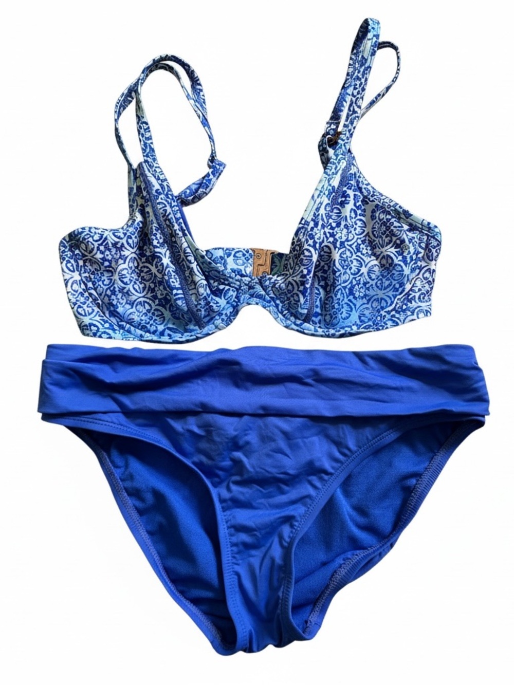 Swim Systems underwire bikini set blue
